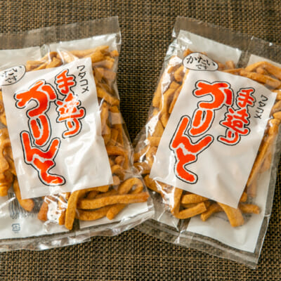 パッケージの「かたいです」という文字が目印