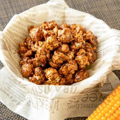 冬季限定の「塩キャラメル味のポップコーン」