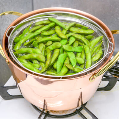 500gの枝豆が余裕で入るサイズ感