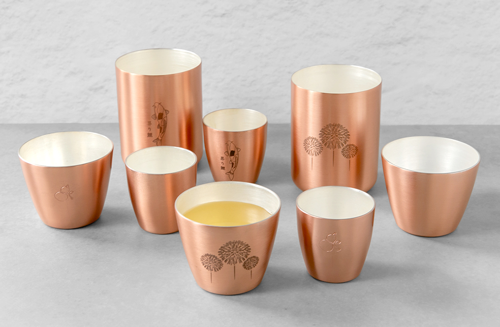 純銅製 柱巻飾り 4寸〜8寸対応 ４枚1組 新潟直送計画】純銅ぐい呑み – かざりや