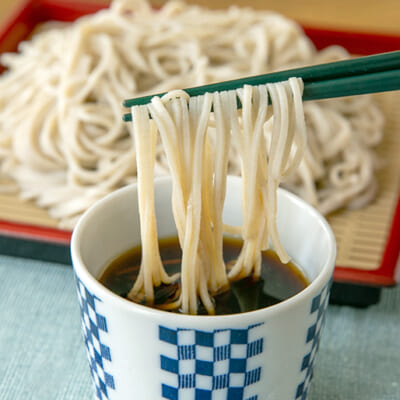 香りを堪能できる細麺!