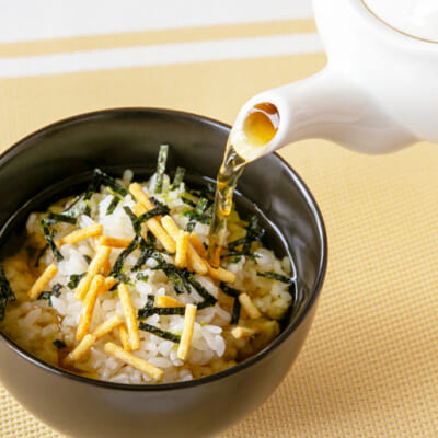 番茶で「お茶漬け」にするのもおすすめ