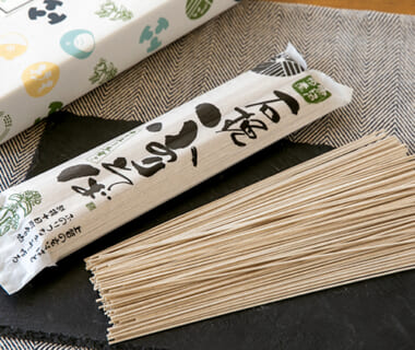 「石挽ふのりそば」(乾麺)