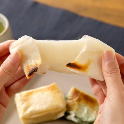 伸びが良く、歯切れも良いお餅