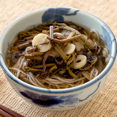 「ざるそば」はもちろん、「かけそば」もおすすめ!