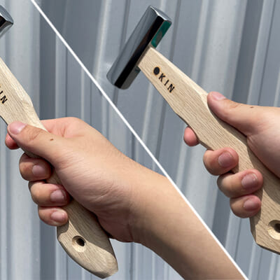 手に絶妙にフィットする形状