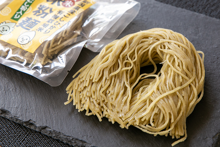 のど越しの良さと、コシの強さが自慢