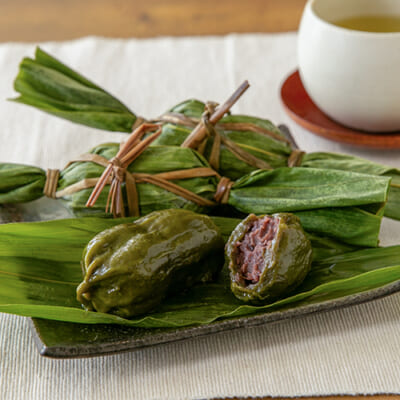 ごんぼっ葉笹団子（つぶ餡）