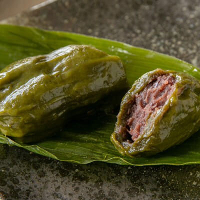 下田地区に伝わる「ごんぼっ葉笹団子」