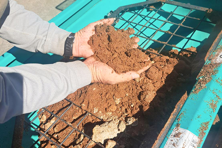 自家製のぼかし肥料をたっぷり使用