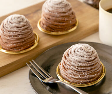 自家製豆乳のモンブラン