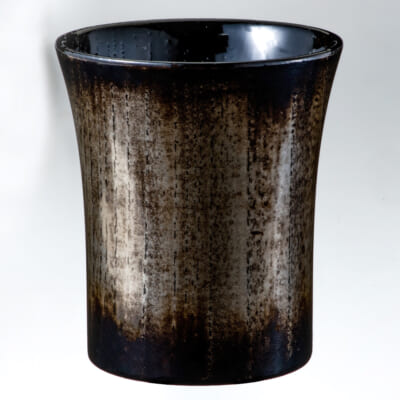 漆塗り酒器「酒逢」千 黒銀