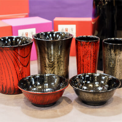 漆塗り酒器「酒逢」