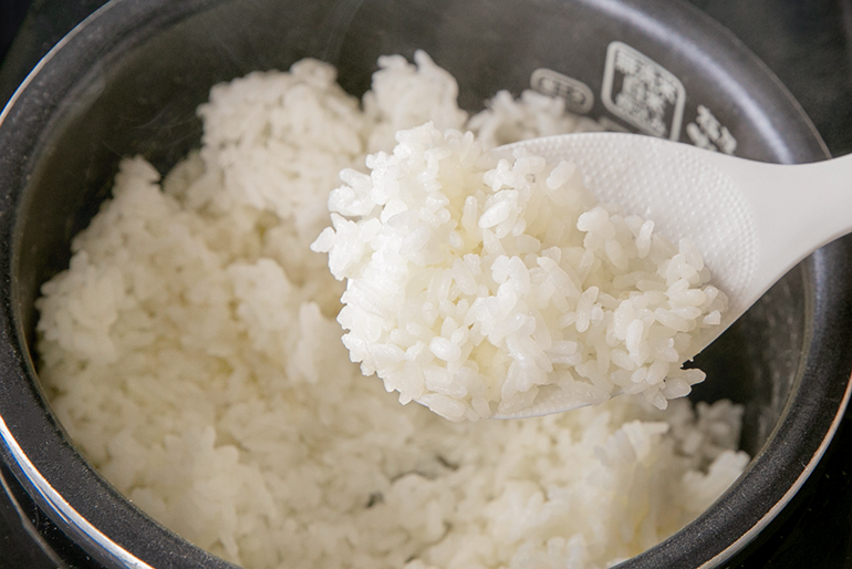 艶やかで、ふっくらとした炊き上がりが自慢！