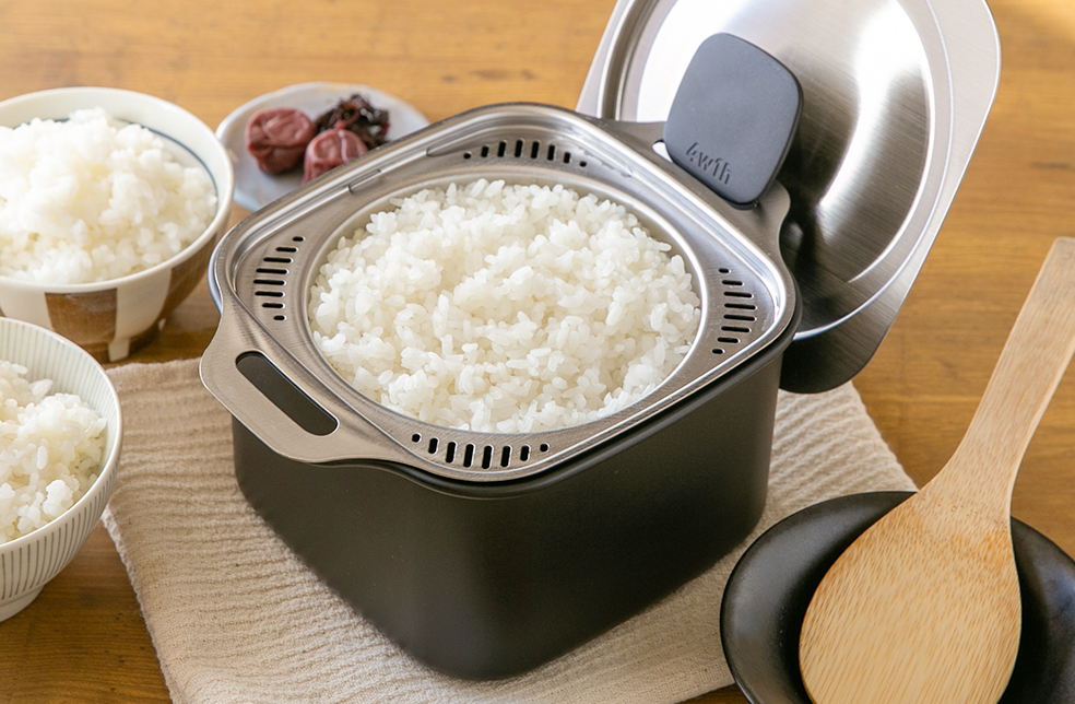 新潟直送計画】炊飯鍋「ライスクッカーデュオ」 – 4w1h