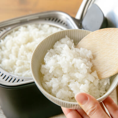 火加減せずに炊けるので、ラクチン!