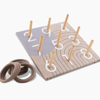 輪投げセット デザインモデルB（収納ケース付き）