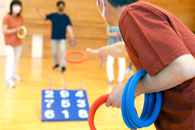 老若男女問わず楽しめる「輪投げセット」