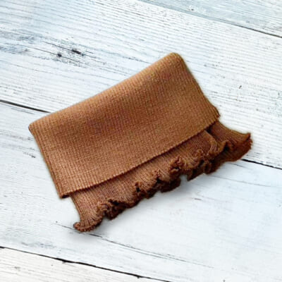 ネックウォーマー 茶