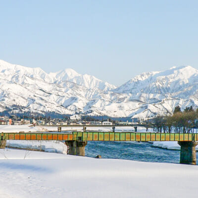 破間川の恩恵を受ける魚沼市下倉地区