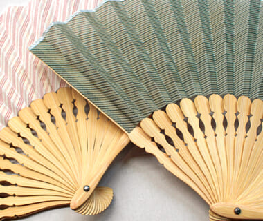 小千谷縮の扇子