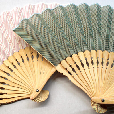 小千谷縮の扇子