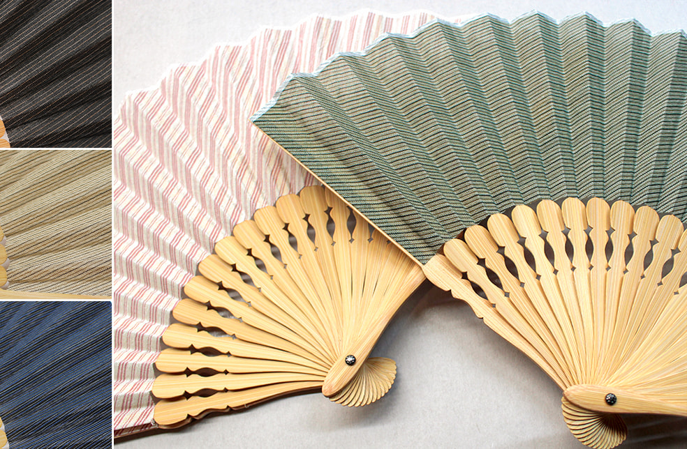 小千谷縮の扇子｜IONO