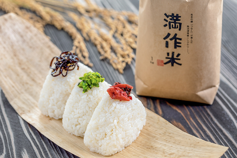 濃厚な甘みが自慢の「特別栽培米コシヒカリ」