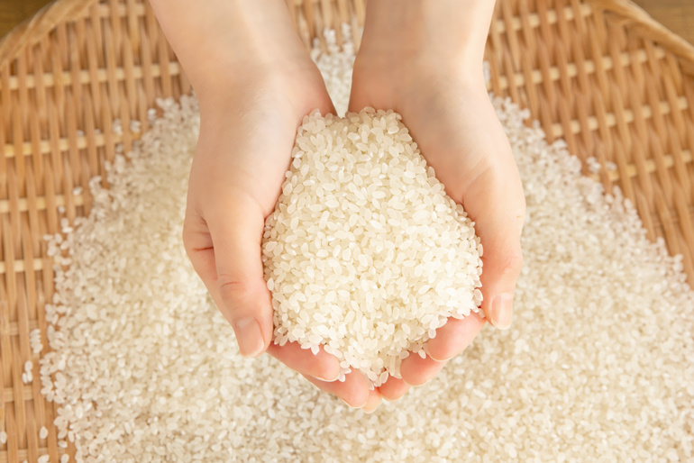 自社専用の精米機で、お米の状態に合わせて丁寧に精米