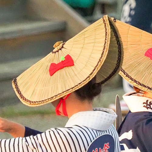 【中古】佐渡おけさ笠　阿波踊り民謡笠　12個 新潟直送計画】佐渡のおけさ笠 – 佐渡文化財団