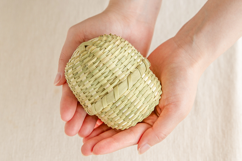 暮らしの中で役立つ「竹かご」