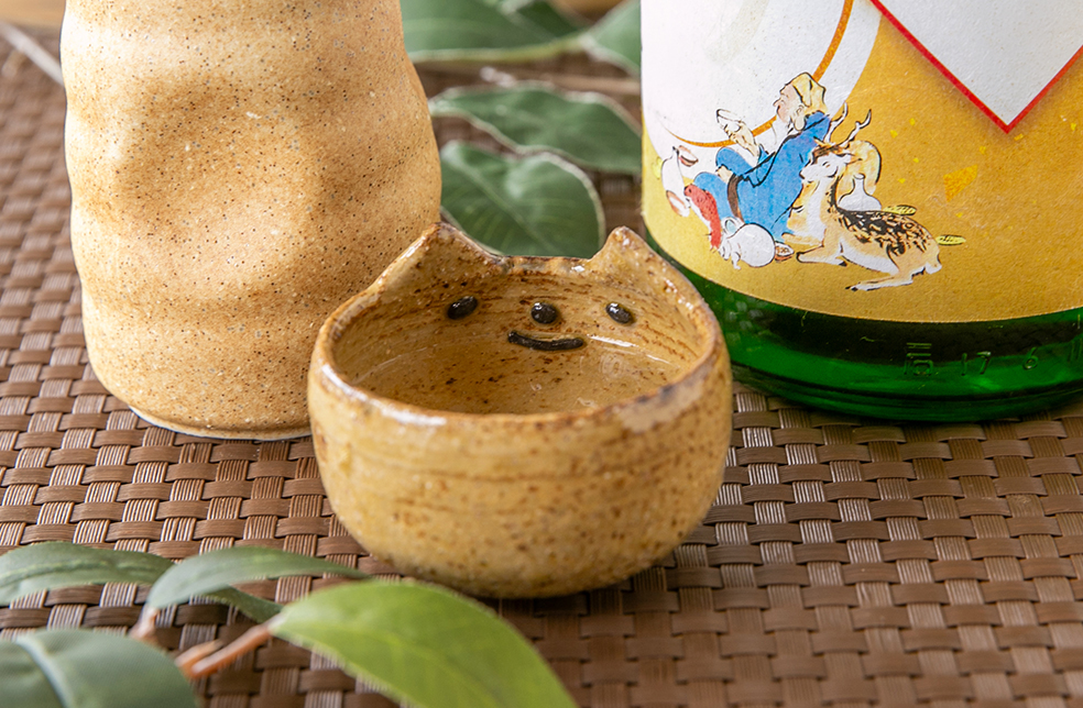 猫チェス　手作り　焼物 新潟直送計画】新津焼「猫酒器」 – 新津焼 西潟本陶 もえぎ陶房