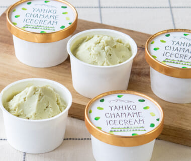 茶豆アイス「YAHIKO CHAMAME ICECREAM」