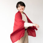 サイフク ニットポンチョ mino