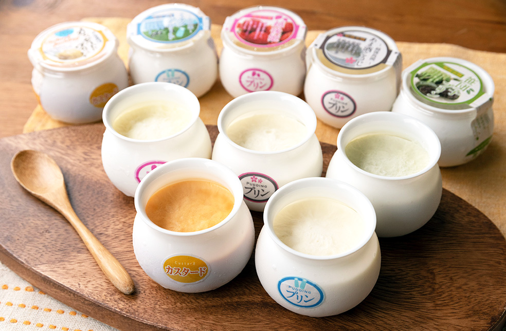 新潟直送計画】冷凍プリン詰め合わせ – サンエツフーズ株式会社