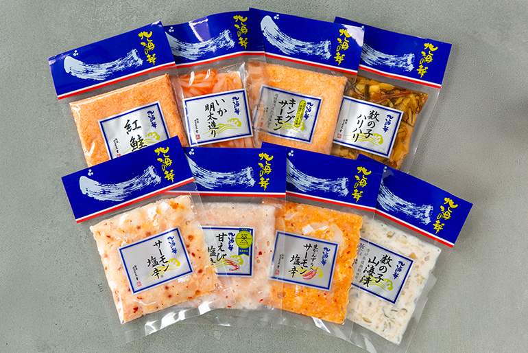 厳選した魚介を独自の製法で仕上げた「北海の華」