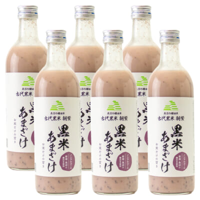 甘酒「黒米あまざけ」6本