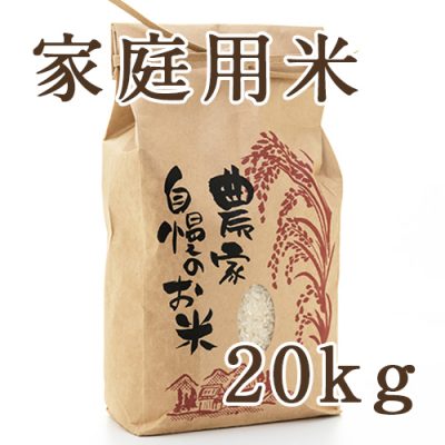魚沼津南産コシヒカリ 家庭用米 精米 20kg