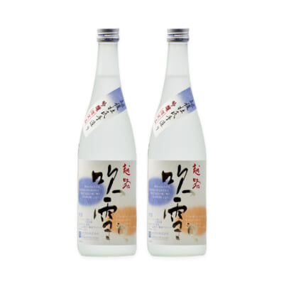 越路吹雪 吟醸酒 720ml(4合) 2本