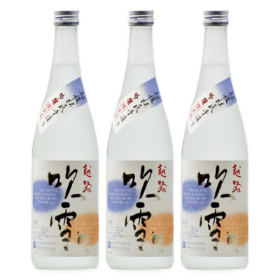 越路吹雪 吟醸酒 1.8l(1升) 3本