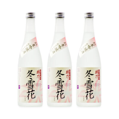 越乃冬雪花 純米吟醸 720ml(4合) 3本