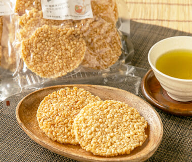 高島農場のおこげせんべい
