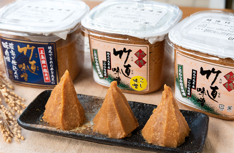 みそにこみ出品　10本 10割麹みそ 更級1kg | 味噌蔵 たかむら