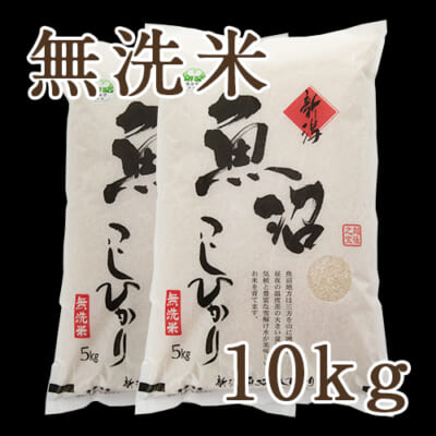 【定期購入】魚沼産 コシヒカリ 無洗米 10kg（5kg×2）