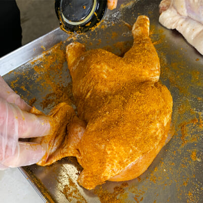 満足度の高いビッグサイズの鶏肉