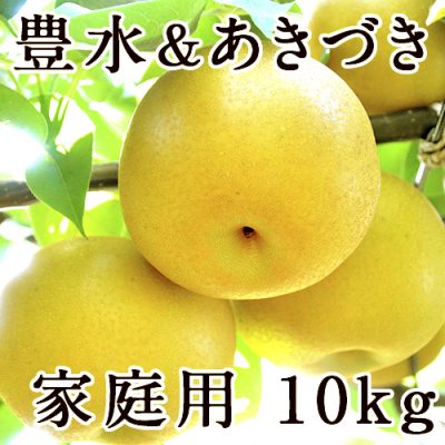 【家庭用】梨アソート 豊水＆あきづき 10kg