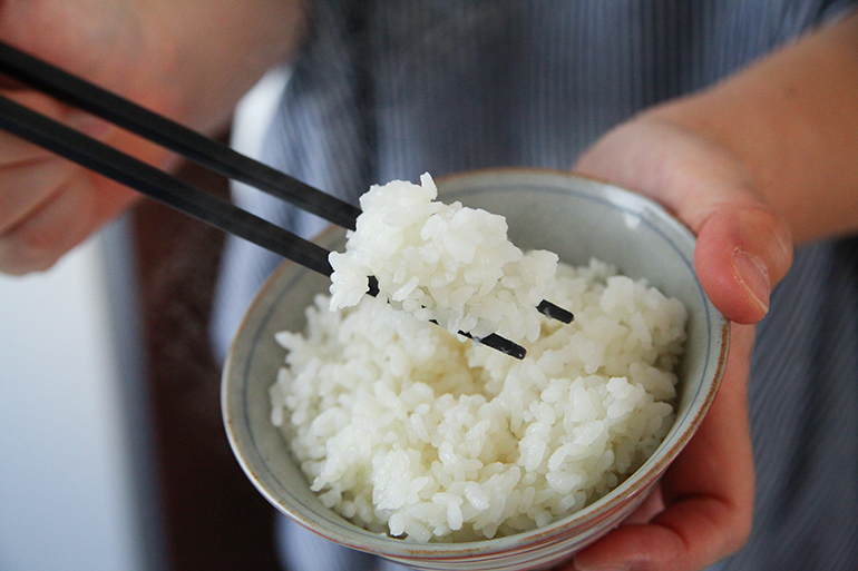 ツヤ良し、香り良し、うま味良しの三拍子揃ったお米！