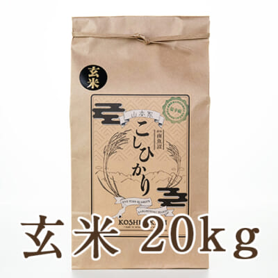 【定期購入】南魚沼産コシヒカリ 玄米20kg