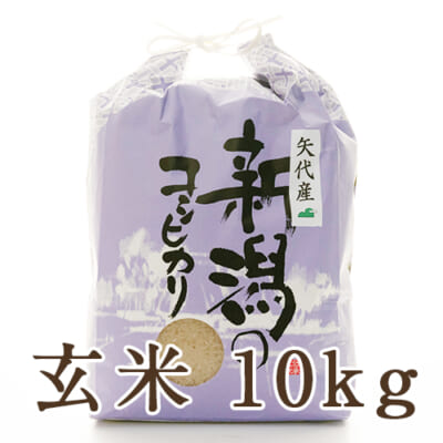 【定期購入】妙高矢代産コシヒカリ 玄米10kg