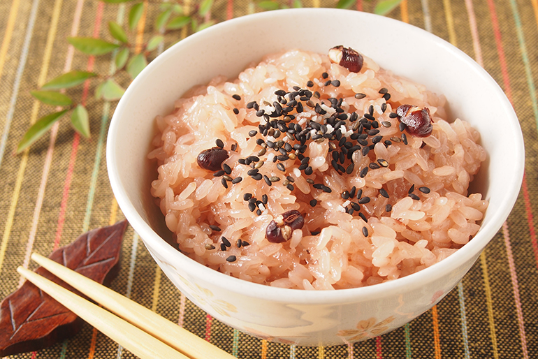 お正月、節句、お盆などの祝い事で人気なもち米です